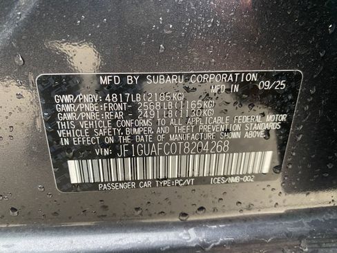 New 2026 Subaru Impreza 2.0i Sport image 33