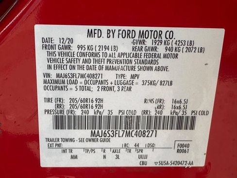 Used 2021 Ford EcoSport S AWD/4WD image 24