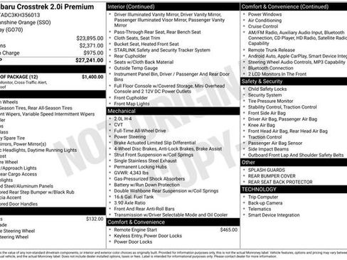 Used 2019 Subaru Crosstrek 2.0i Premium w/ Moonroof Package image 5