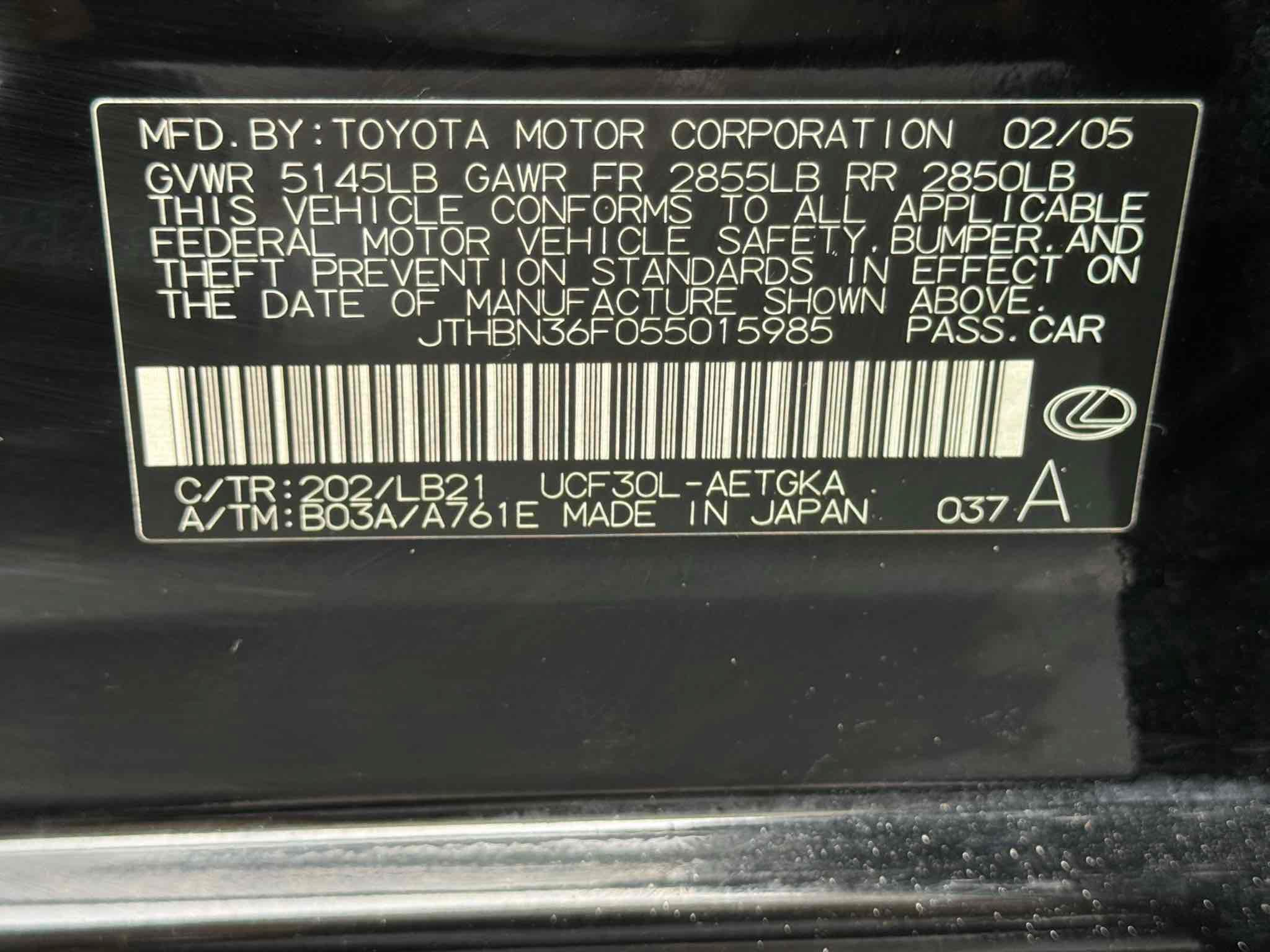Used 2005 Lexus LS 430 RWD image 62