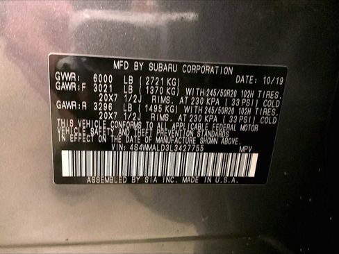 Used 2020 Subaru Ascent Limited w/ Technology Package image 33