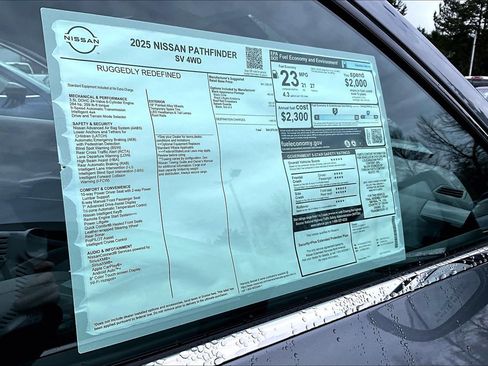 New 2025 Nissan Pathfinder SV w/ Black Appearance Package image 13