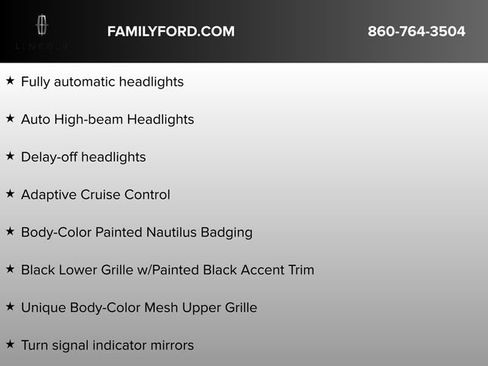 Certified 2021 Lincoln Nautilus Reserve w/ Equipment Group 201A image 25