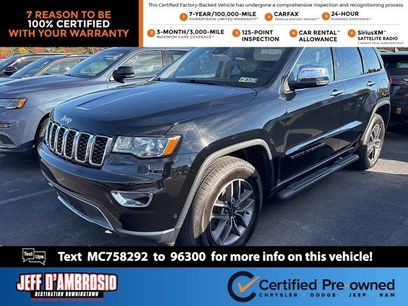 Certified 2021 Jeep Grand Cherokee Limited w/ Sun & Sound Group