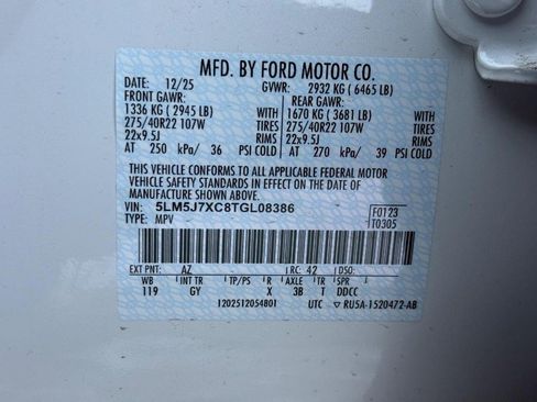 New 2026 Lincoln Aviator Reserve w/ Jet Appearance Package image 22