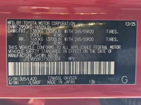 Used 2026 Toyota 4Runner Limited AWD/4WD image 28