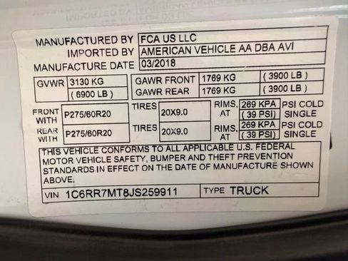 Used 2018 RAM 1500 Sport AWD/4WD image 52