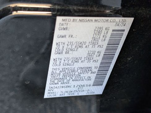 Used 2024 Nissan Murano SV w/ SV Midnight Edition Package image 21