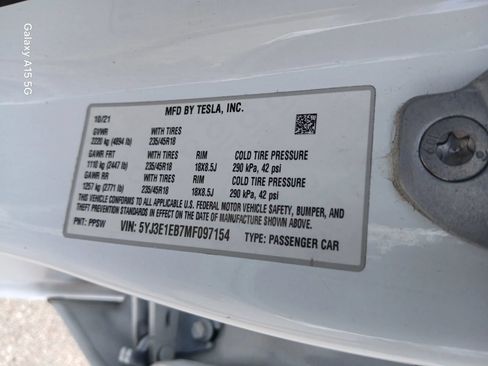 Used 2021 Tesla Model 3 Long Range AWD/4WD image 10