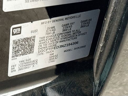 Used 2022 Chevrolet Silverado 1500 LT Trail Boss w/ Safety Package image 31