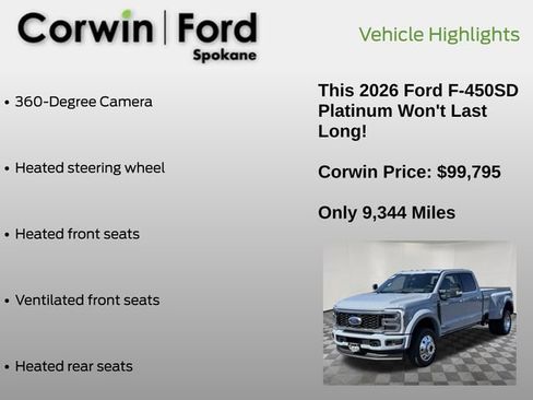 Certified 2026 Ford F450 Platinum AWD/4WD image 13