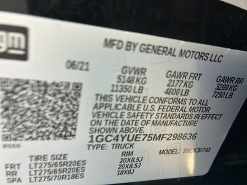 Used 2021 Chevrolet Silverado 3500 LTZ AWD/4WD image 14