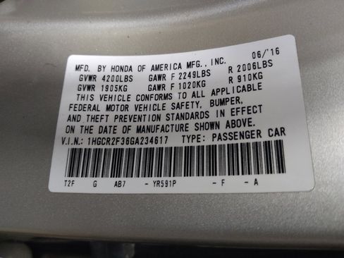 Used 2016 Honda Accord LX image 33