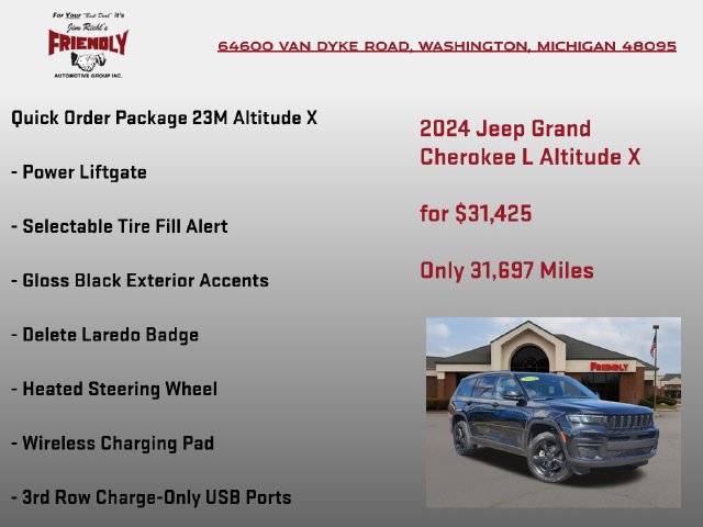 Used 2024 Jeep Grand Cherokee L Altitude AWD/4WD image 10