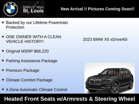 Used 2023 BMW X5 xDrive40i w/ Premium Package image 56