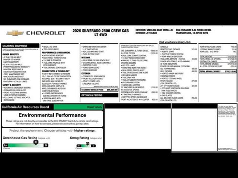 New 2026 Chevrolet Silverado 2500 LT w/ True North Edition image 3