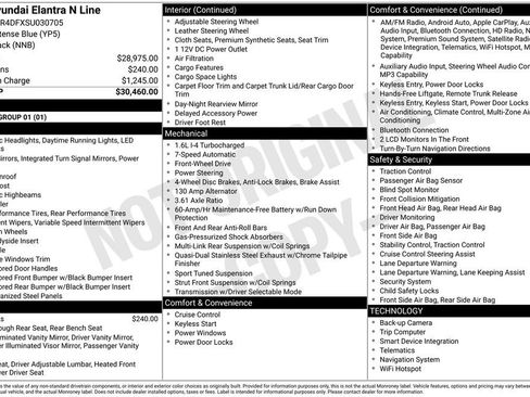 Used 2025 Hyundai Elantra N Line FWD image 34