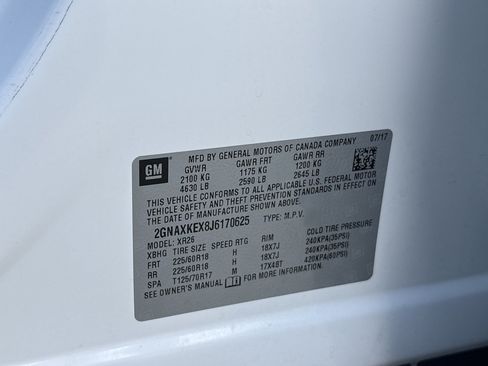 Used 2018 Chevrolet Equinox LT FWD image 26