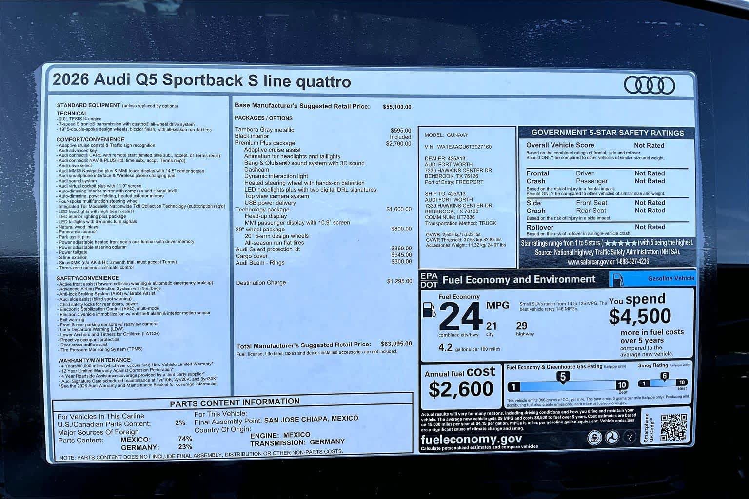 New 2026 Audi Q5 Premium Plus AWD/4WD image 16