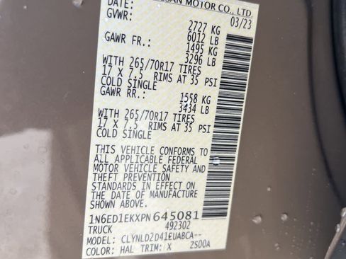 Used 2023 Nissan Frontier PRO-4X w/ Pro Convenience Package image 19