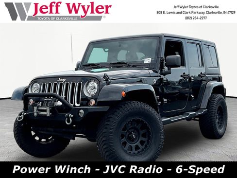 Used 2017 Jeep Wrangler Unlimited Sahara w/ Connectivity Group AWD/4WD image 1