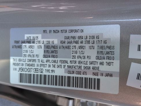 Used 2026 MAZDA CX-90 3.3 Turbo w/ Premium Sport Pkg AWD/4WD image 16