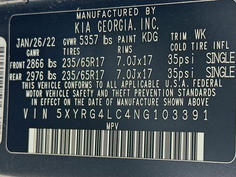 Used 2022 Kia Sorento LX FWD image 12