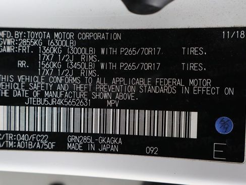 Used 2019 Toyota 4Runner TRD Off-Road AWD/4WD image 52