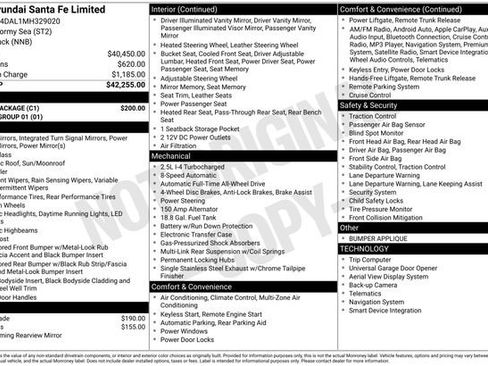 Used 2021 Hyundai Santa Fe Limited w/ Cargo Package image 3