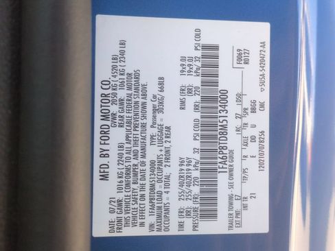 Used 2021 Ford Mustang Coupe w/ 2.3L High Performance Package RWD image 21
