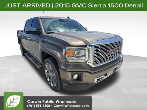 Used 2015 GMC Sierra 1500 Denali w/ Driver Alert Package AWD/4WD image 1