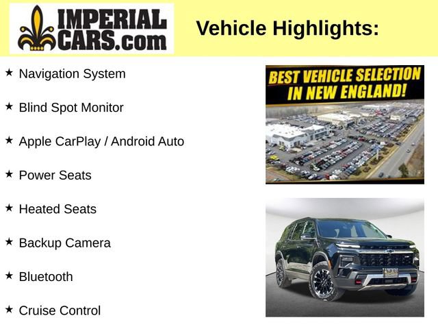 Used 2026 Chevrolet Traverse Z71 w/ LPO, Floor Liner Package AWD/4WD image 8