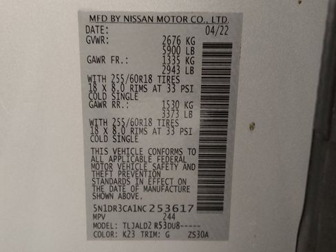 Used 2022 Nissan Pathfinder SL w/ Lighting Package (N92) FWD image 33