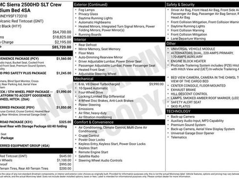 Used 2025 GMC Sierra 2500 SLT w/ SLT Convenience Package AWD/4WD image 7