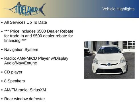 Used 2015 Toyota Prius Four image 11