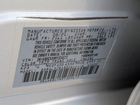 Used 2021 Nissan Sentra SV image 32