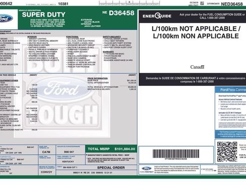 Used 2022 Ford F350 King Ranch w/ King Ranch Ultimate Package AWD/4WD image 14