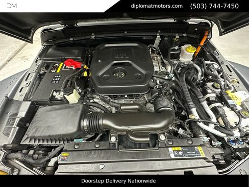 Used 2023 Jeep Wrangler Unlimited Rubicon 4xe w/ Steel Bumper Group image 47