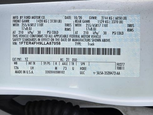 Used 2020 Ford Ranger XLT w/ Equipment Group 301A Mid image 58