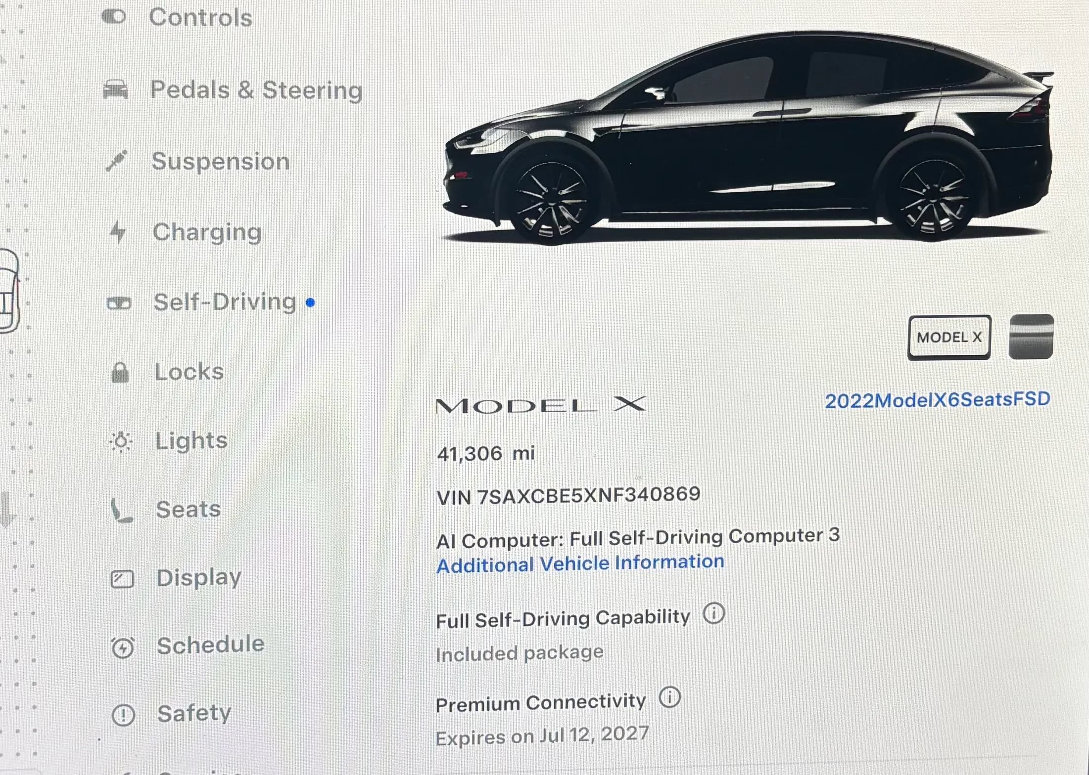 Used 2022 Tesla Model X AWD/4WD image 10