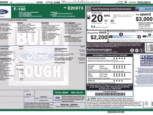 Used 2023 Ford F150 XLT w/ Equipment Group 302A High AWD/4WD image 48