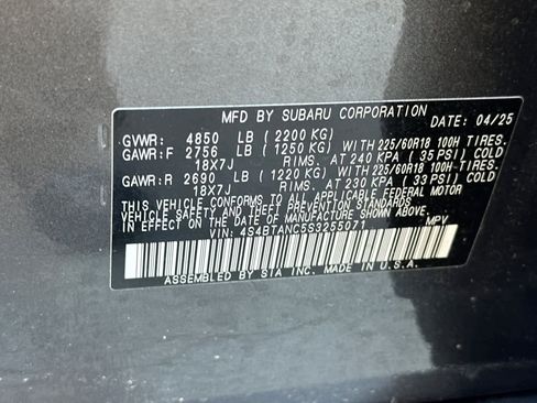 Certified 2025 Subaru Outback Limited w/ Popular Package #2 image 28