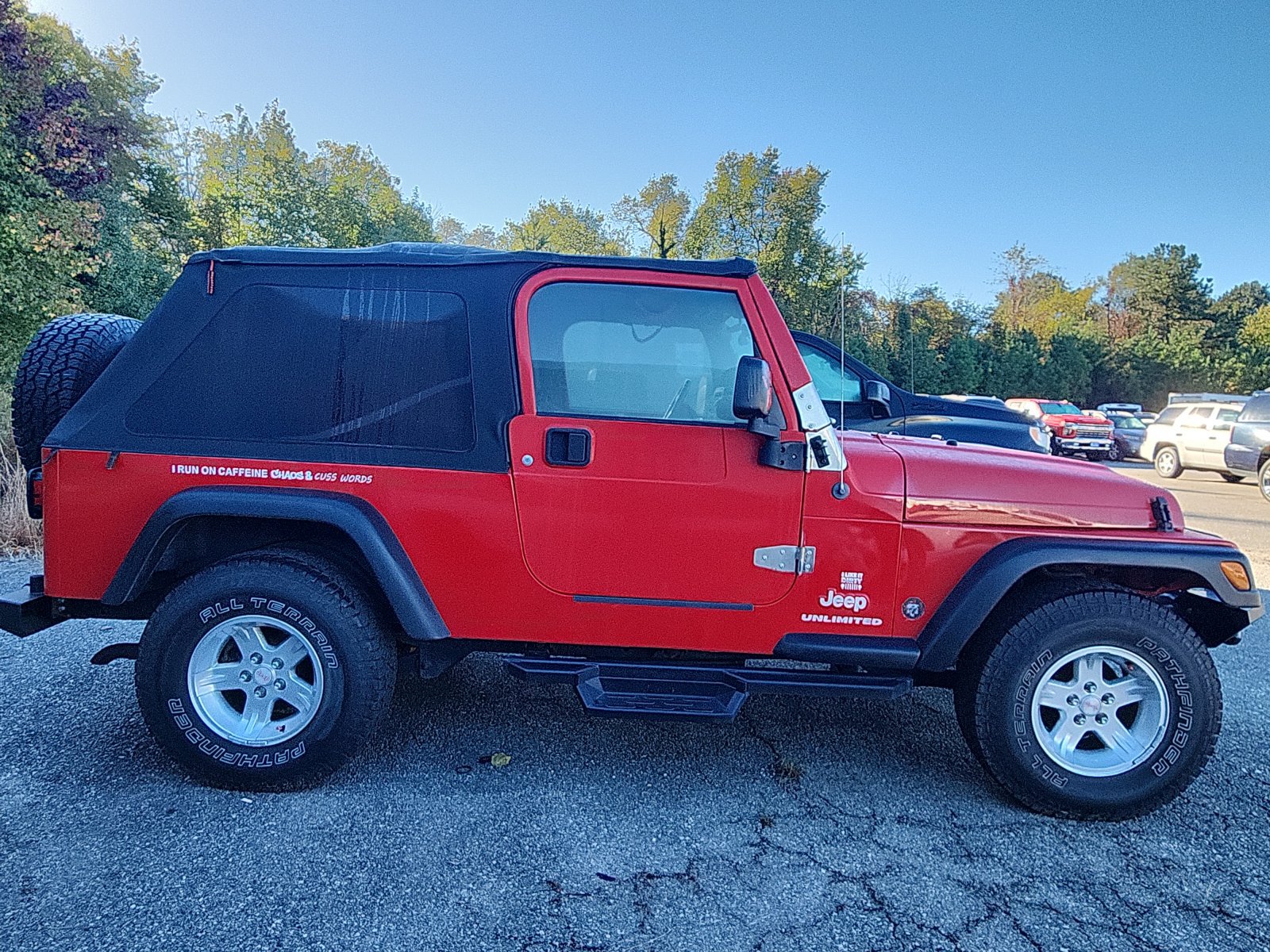 Used 2005 Jeep Wrangler Unlimited w/ Security Group AWD/4WD image 6