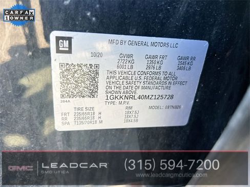 Used 2021 GMC Acadia SLE image 32