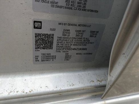 Used 2022 Chevrolet Silverado 1500 LT Trail Boss w/ LPO, Dark Essentials Package image 15