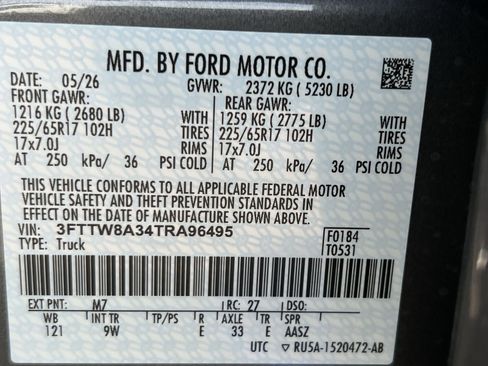 New 2026 Ford Maverick XL FWD image 35