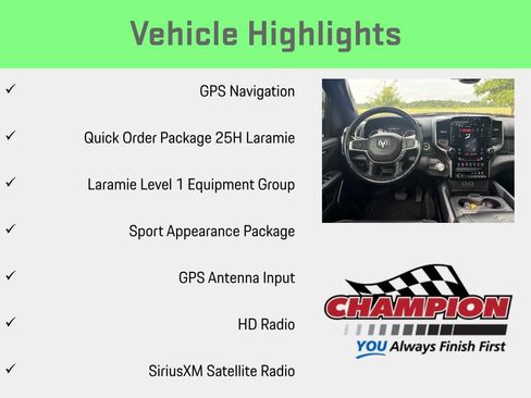 Used 2020 RAM 1500 Laramie w/ Sport Appearance Package AWD/4WD image 6
