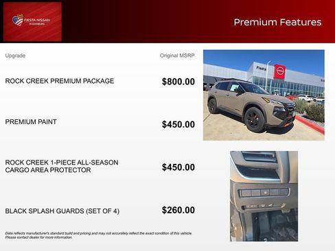 New 2026 Nissan Rogue SV w/ Rock Creek Premium Package AWD/4WD image 3
