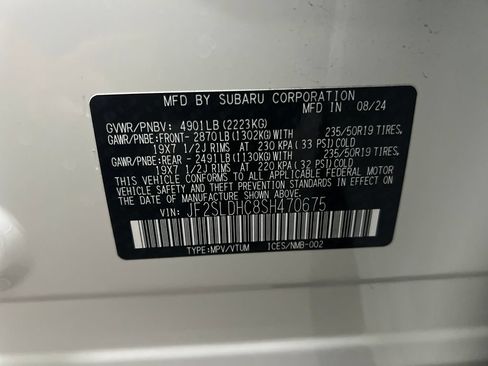Used 2025 Subaru Forester Sport w/ Popular Package #2 AWD/4WD image 34