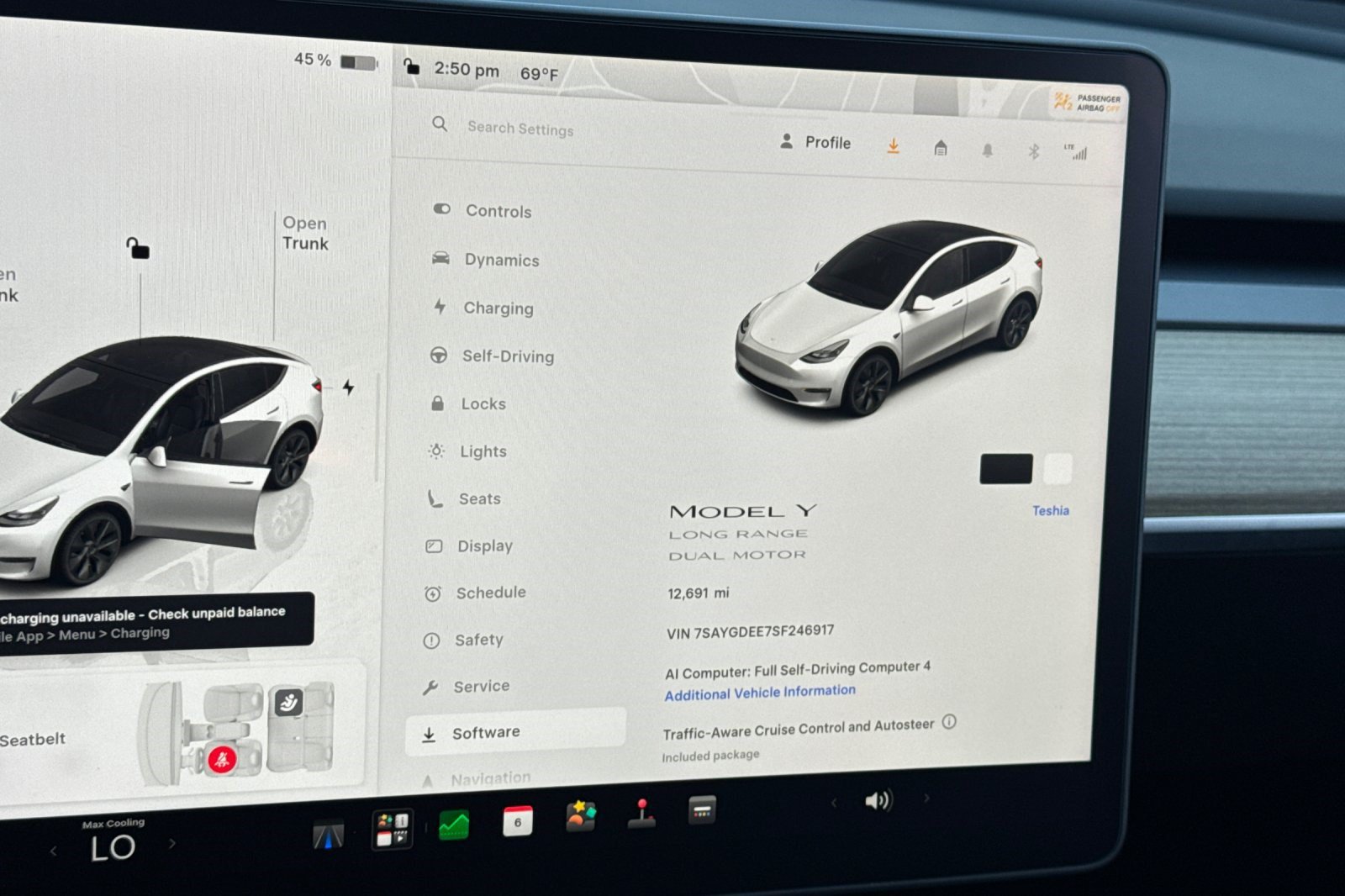 Used 2025 Tesla Model Y Long Range AWD/4WD image 22